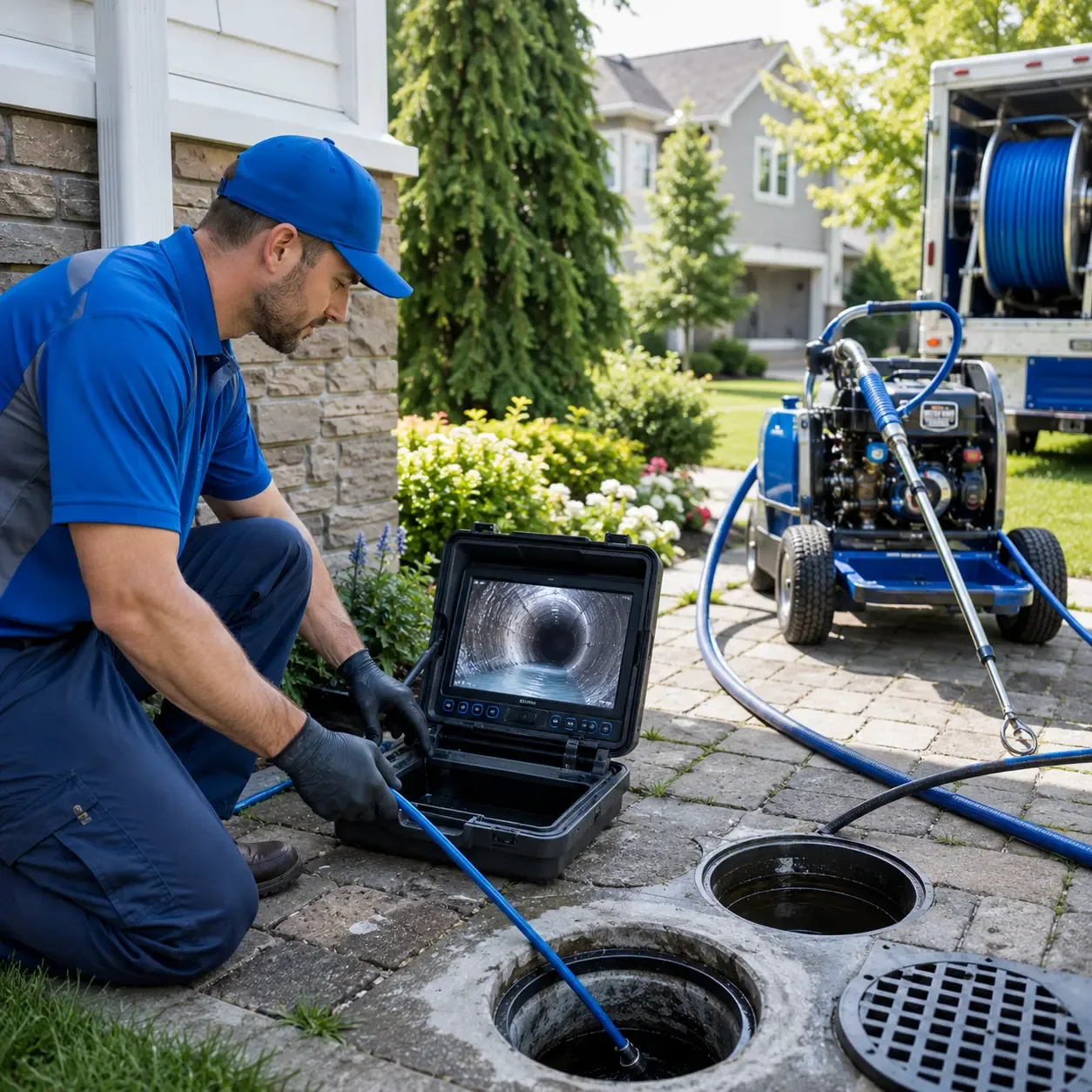 Outdoor drain cleaning professionals serving Redding, IA