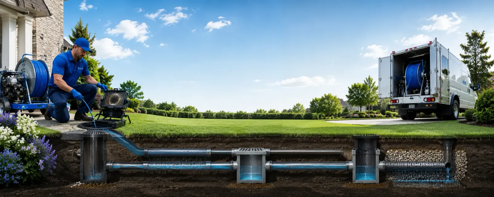Outdoor drain cleaning information for Redding, IA