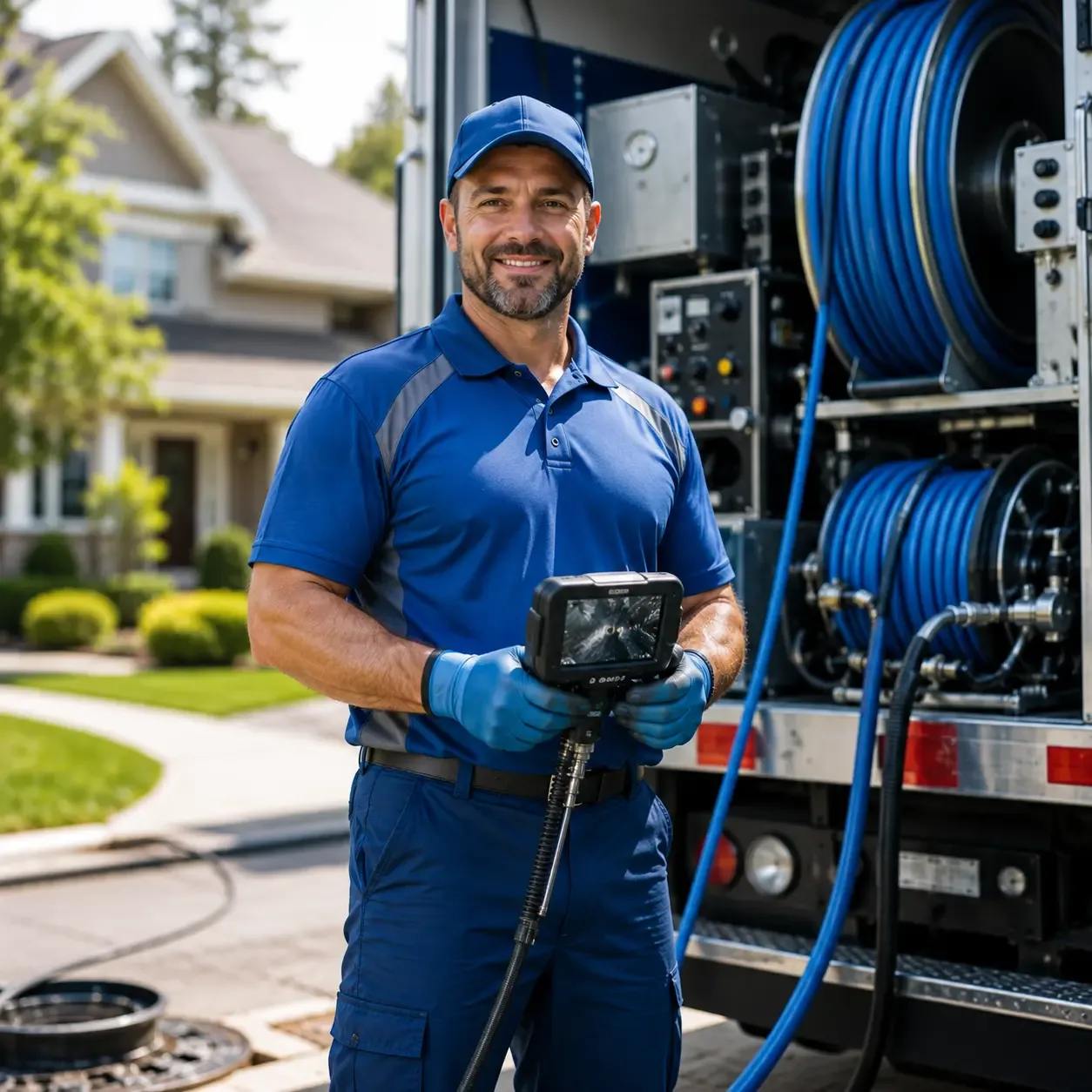 Local outdoor drain cleaning specialists in Redding, IA